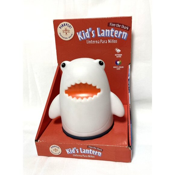 Firefly Other - NEW! Finn the Shark Lantern Firefly Outdoor Gear Multicolor LEDs 3 AA Required